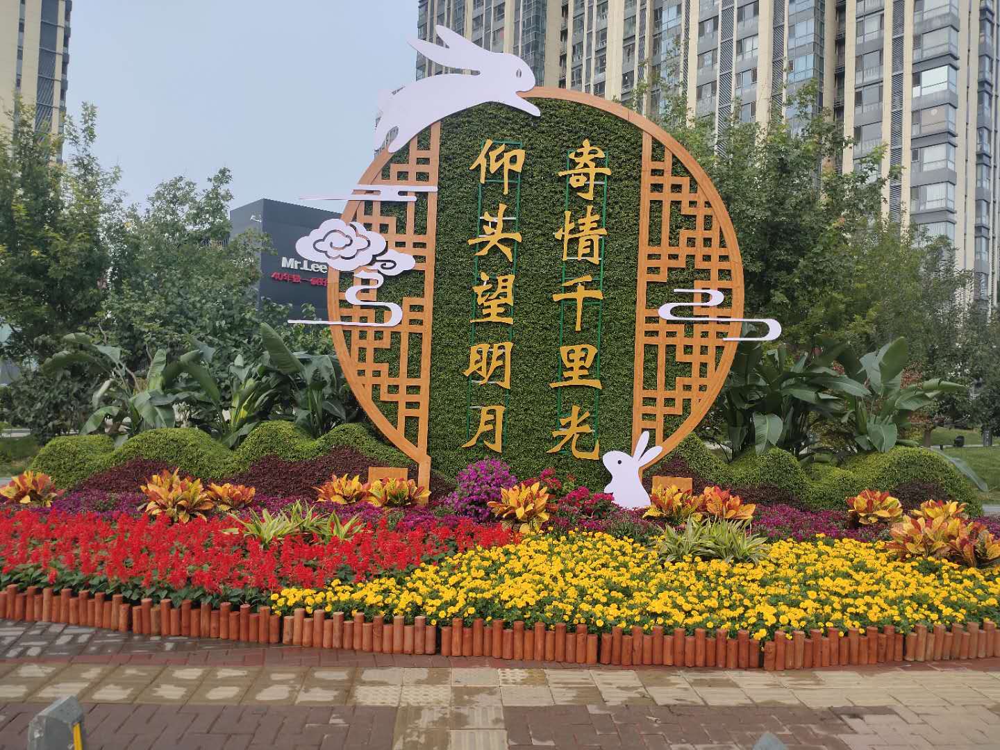五色草立體花壇
